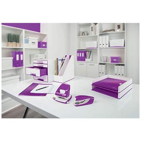 File Leitz Magazine A4 Fare Clic E Conservare Gamma 60.470.062 - Viola - Foto 4