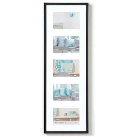 Cornice per Foto New Lifestyle 5x10x15 cm Nera - Foto 1