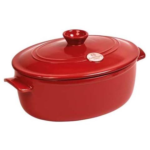 Casseruola ovale cocotte 33x26cm h. 18cm grand cru flame - Foto 2