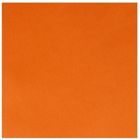 Foglia In Similpelle 350 G / M² - 30 X 30 Cm - Arancione - Foto 1