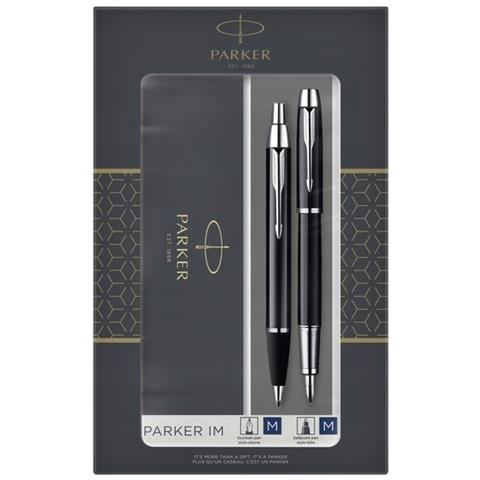 2093215 Set di penne Nero, Argento 2 pz - Foto 1