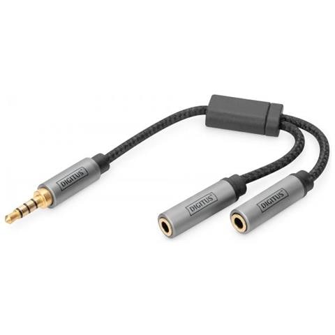 Db-510320-002-s Cavo Audio 0,2 M 2 X 3.5mm 3.5mm Nero - Foto 1