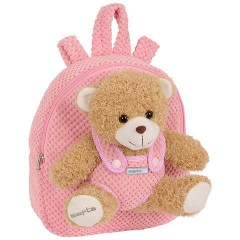 Zaino Per Bambini Safta Orsetto Di Peluche Rosa 23 X 27 X 7,5 Cm - Foto 1