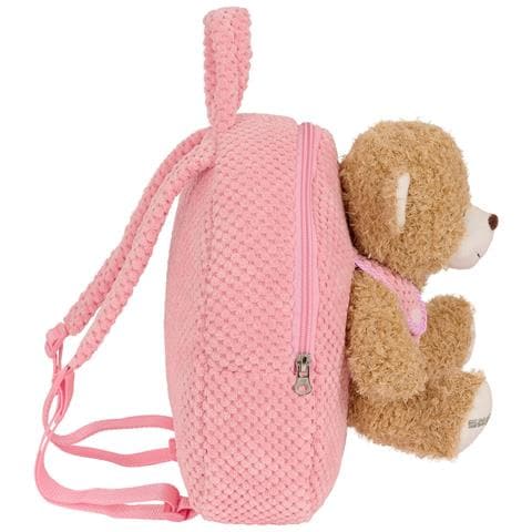 Zaino Per Bambini Safta Orsetto Di Peluche Rosa 23 X 27 X 7,5 Cm - Foto 2