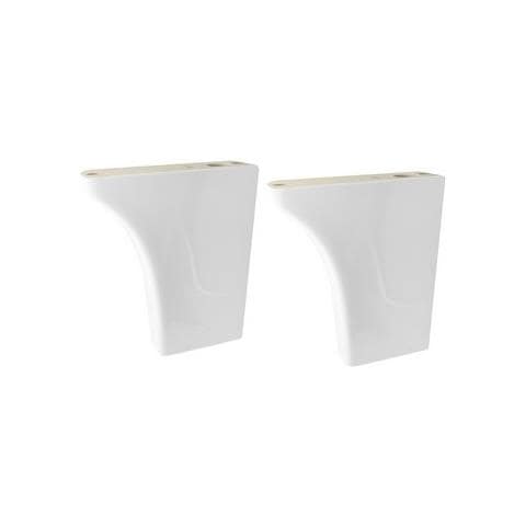 Coppia Piedini Per Pilozzi In Ceramica Altezza Cm. 43 - Foto 1
