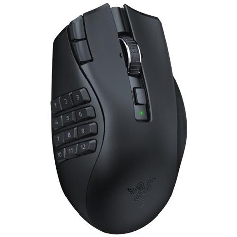 Mouse Gaming Wireless Naga V2 Hyperspeed 19 Tasti Scorciatoia, Nero - Foto 3