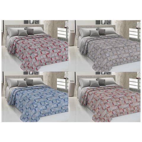 Copriletto Piquet Primavera Estate 100% Cotone Disegno 7879 Atene Singolo Beige - Foto 2