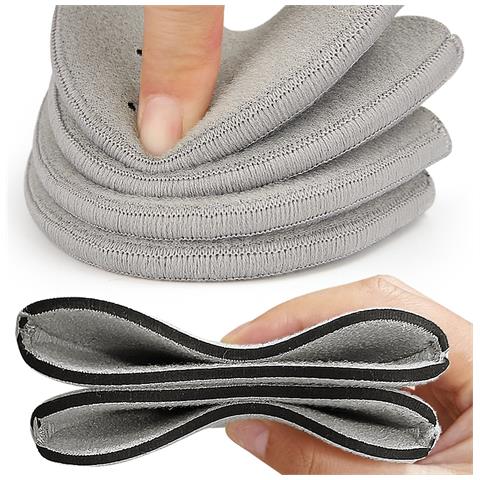 4 Paia Di Scarpe Cuscini Per L'avampiede Solette Per Scarpe In Pelle Di Mucca - Foto 2