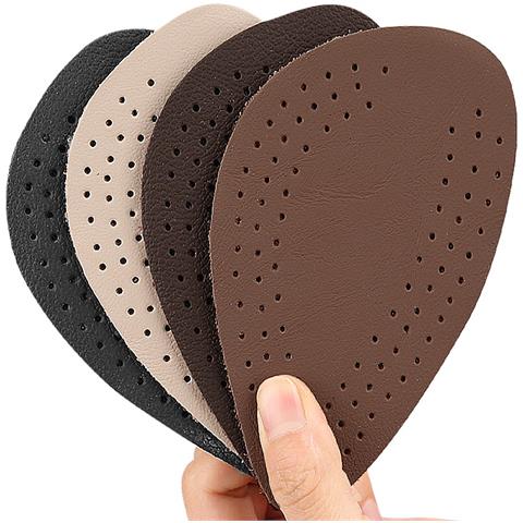 4 Paia Di Scarpe Cuscini Per L'avampiede Solette Per Scarpe In Pelle Di Mucca - Foto 1