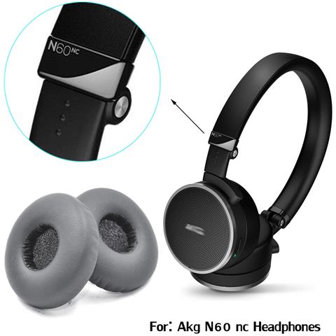 Cuscinetti Auricolari Di Ricambio Per Akg N60nc - Confezione Da 2, Grigi - Foto 2