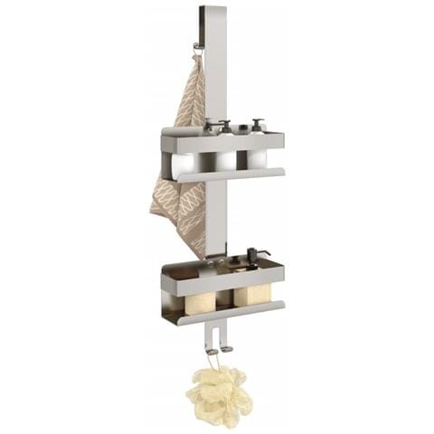 Mensola Da Doccia Pensile In Acciaio Inox 304 Spazzolato - Foto 3