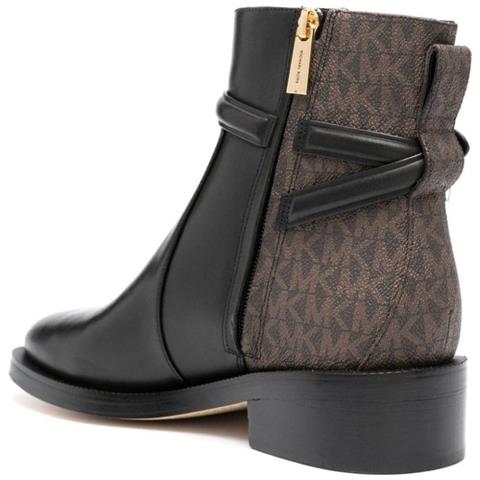 Hamilton Flat Bootie Stivaletti Pelle Di Mucca Scarpe Donna Nero Eu 39, 40f3hame6l-007 - Foto 3