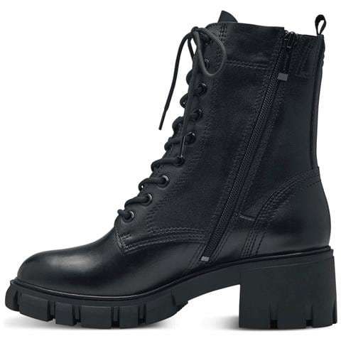 Black Casual Closed Booties Stivaletti Pelle Scarpe Donna Nero Eu 40, 1-25272-41 003 - Foto 3