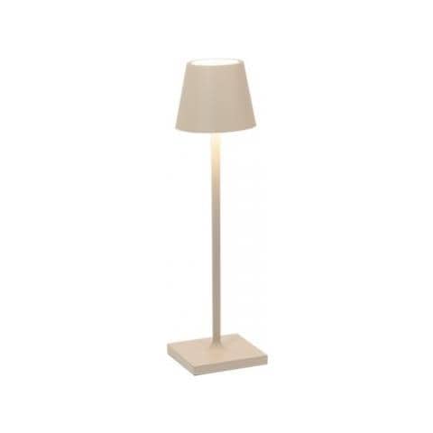 Lampada A Led Da Tavolo Poldina Pro Micro Sabbia Ricaricabile E Dimmerabile Con Batteria Fino A 12 Ore - Foto 1