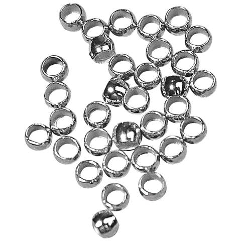 35 Pezzi - Perline Schiaccino Ø1,8mm - Colore Argento - Foto 1