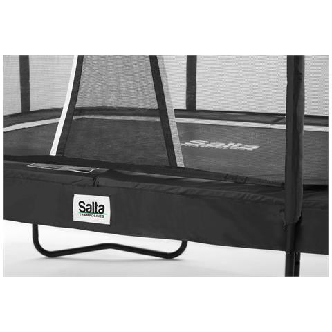 Premium Black Edition Esterno Rettangolare Molla elicoidale Trampolino fuori terra - Foto 5