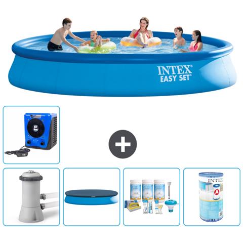 Piscina Fuori Terra - In Giro - 457x84 Cm - Blu - Include Accessori Coordinati A1175 - Foto 1