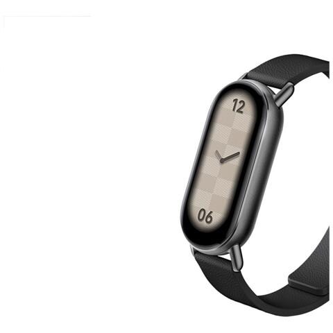 Cinturino In Pelle Per Xiaomi Band 8/9 - Magnetico Black - Foto 1
