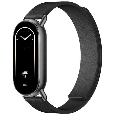 Cinturino In Pelle Per Xiaomi Band 8/9 - Magnetico Black - Foto 4