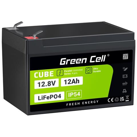 LFPGC12V12AH batteria UPS Litio Ferro Fosfato (LiFePo4) 12,8 V 12 Ah - Foto 1