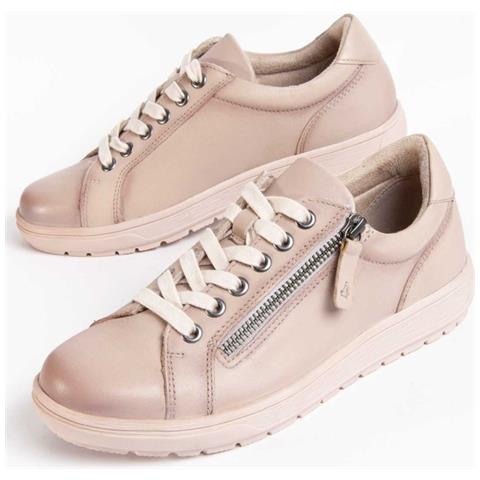 Oxford Ailina Bianco Bianco Pelle Naturale - Foto 1