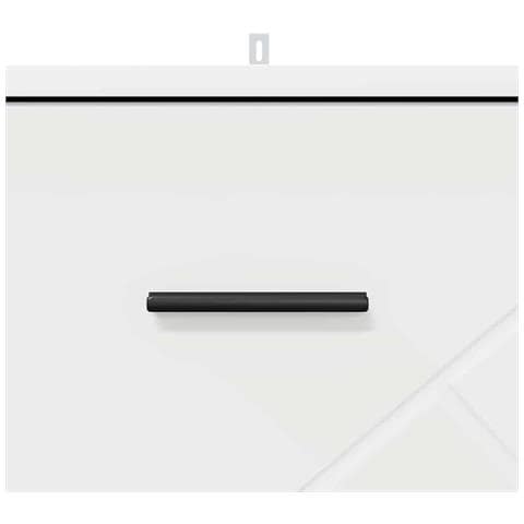 Armadio da Notte Bianco 38 x 38 x 66 cm Legno multistrato - Foto 9