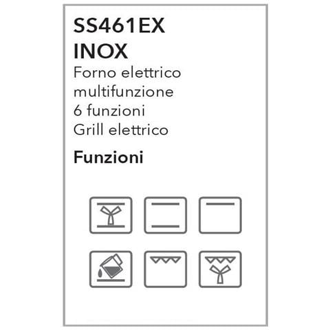 S631EX - Cucina a Gas e Forno Ventilato 60x60 Con Grill- Acciaio Inox - Foto 7