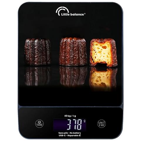 Bilancia Da Cucina Elettronica 10kg - 1g Nera - 8845 - Foto 1