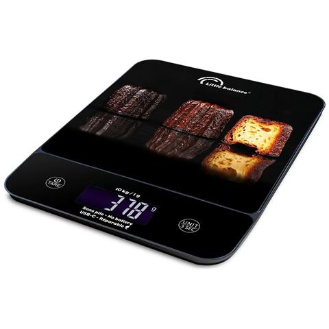 Bilancia Da Cucina Elettronica 10kg - 1g Nera - 8845 - Foto 2