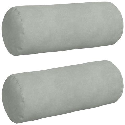 Cuscini a rullo 2 pcs Grigio chiaro Ø 15 x 40 cm - Foto 1