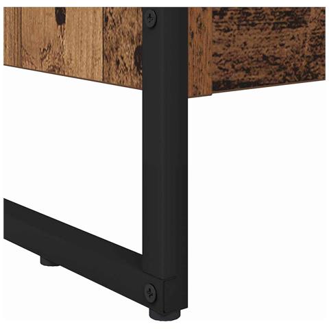 Armadio per Libri Legno vecchio 80 x 30 x 155 cm - Foto 9