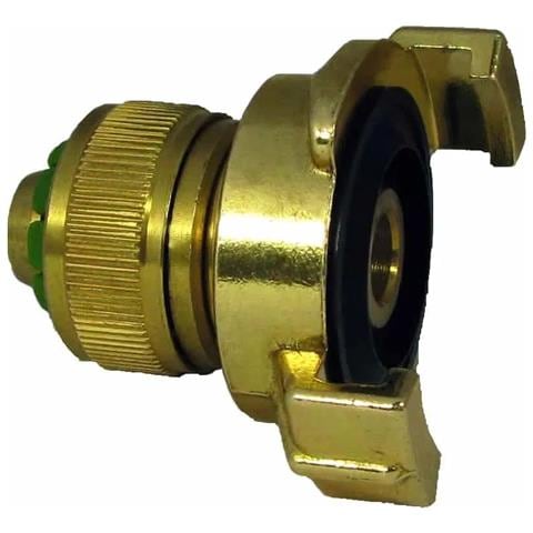 Raccordo Tubo Giardino Ottone 3/4   Giunto Rapido  Connettore - Foto 1