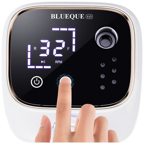 Fresatrice Elettrica Professionale Per Unghie 45000rpm Con Funzione Di Memoria Ivory - Foto 3
