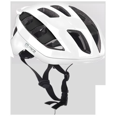 Casco B-race Skiron In-mold Bianco Lucido M 54/58 - Foto 1