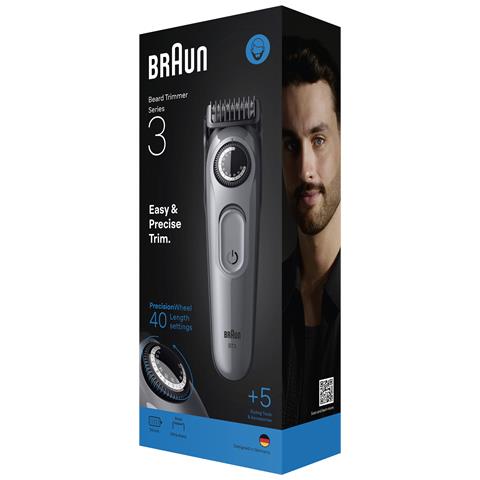 BeardTrimmer 3 80789789 regolabarba CA /Batteria 20 2 cm Nero - Foto 4