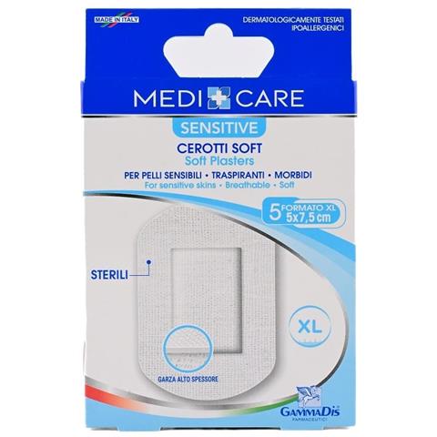 Cerotto Medicare Sterili Tnt 7,5X5 5 Pezzi - Foto 1