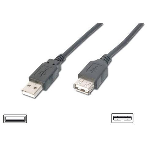 Prolunga USB 2.0 con Connettori M / F 3 Metri Colore Nero - Foto 1