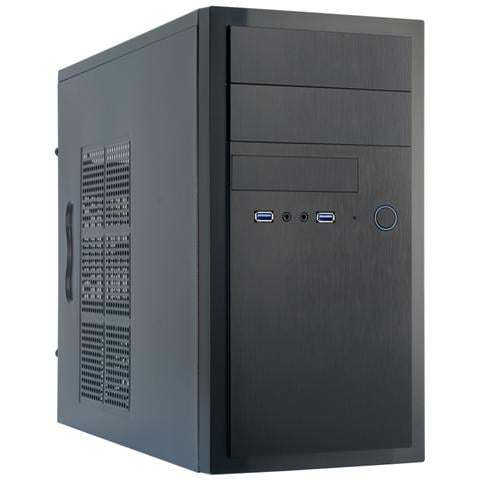 Elox Serie HT-01B Micro-ATX Gehäuse inkl. 350 Watt Netz - Foto 1