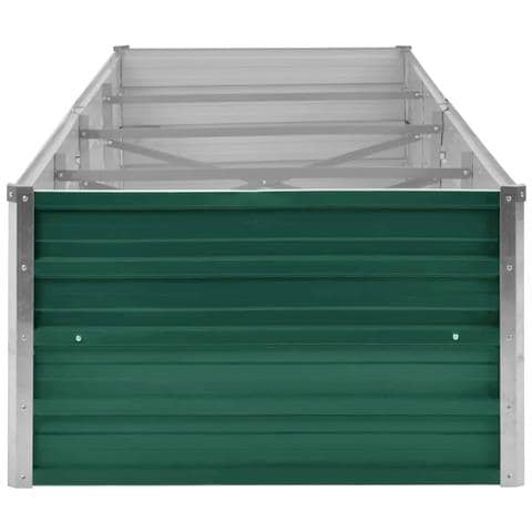 Fioriera Per Giardino In Acciaio Zincato 320x80x45 Cm Verde - Foto 6