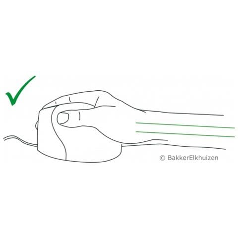 Bakkerelkhuizen Evoluent Standard Mouse Mano Destra Usb Tipo A Ottico 1500 Dpi - Foto 7