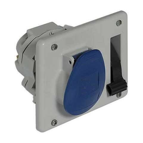 Presa Interbloccata Da Pannello 2p+t 2x16a+t 230v Ip44 057300 - Foto 1