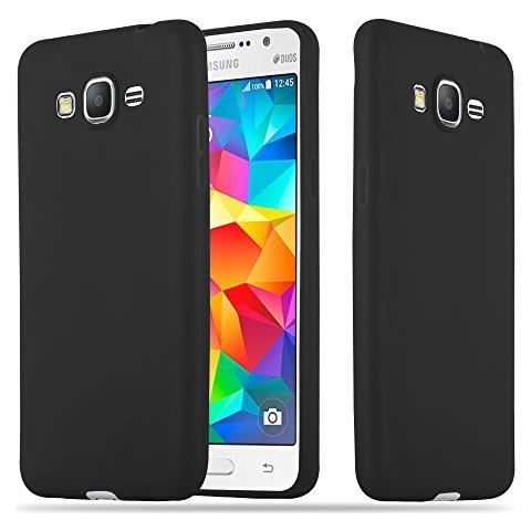 Custodia Compatibile Con Samsung Galaxy Grand Prime In Candy Nero - Coperchio Protettivo In Silicone Tpu Flessibile - Foto 1