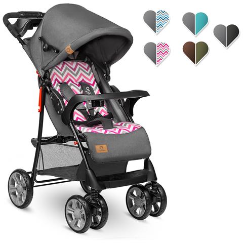 Emma Plus Passeggino Leggero Pieghevole Da 6 Mesi Fino 15 Kg Con Posizione Sdraiata Cinture A 5 Punti Ammortizzatori Con Vassoio Portabibite Borsa Per Genitori - Foto 1