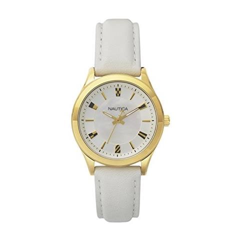 Nautica Orologio Analogico Classico Quarzo Donna Con Cinturino In Pelle Napvnc001 - Foto 1