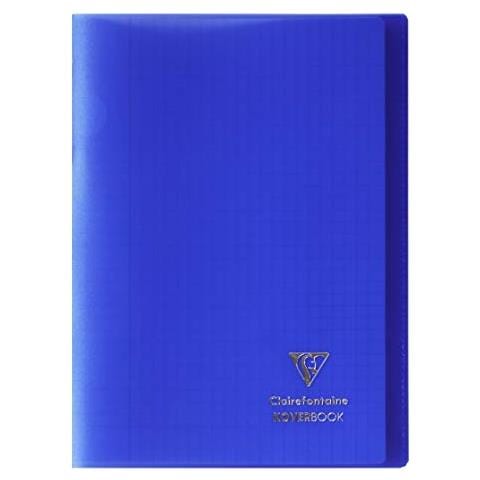 Clairefontaine 971422c Quaderno Rilegato Koverbook 21 X 29 7 Cm 96 Impagina Quadretti È Cresciuta In Copertina Polipropilene Trasparente Blu Marino - Foto 1