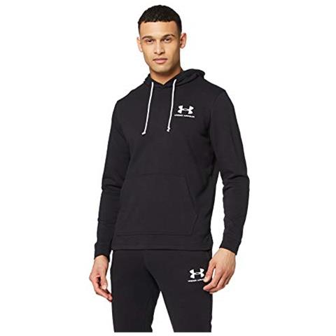 , Felpa Con Cappuccio Da Uomo, Stile Sportivo, In Tessuto French Terry, Uomo, Felpa Con Cappuccio, Ober-77 1329291 001 xs, Nero, Xs - Foto 1