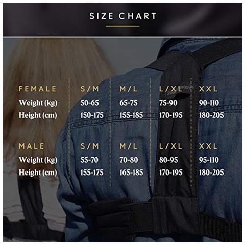 Svedese Postura Flexi Imbracatura Per Postura Unisex - Adulto, Nero, L / L / Xl - Foto 2