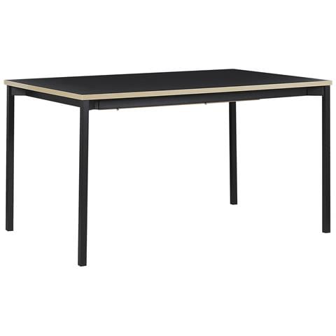 Tavolo Da Pranzo Allungabile 140/190 X 90 Cm Nero Avis - Foto 11