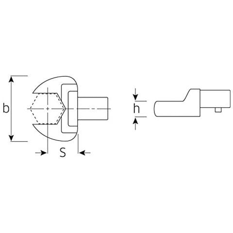 Inserto Chiuso Volontà Acciaio, 58211017, 731/10 Aprire 17 Mm Per I Portautensili, 9 X 12 Mm - Foto 2