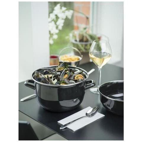 Cozy & Trendy Stampo Per Pentole - D18cm Nero-1.2kg-2.8l - Foto 1